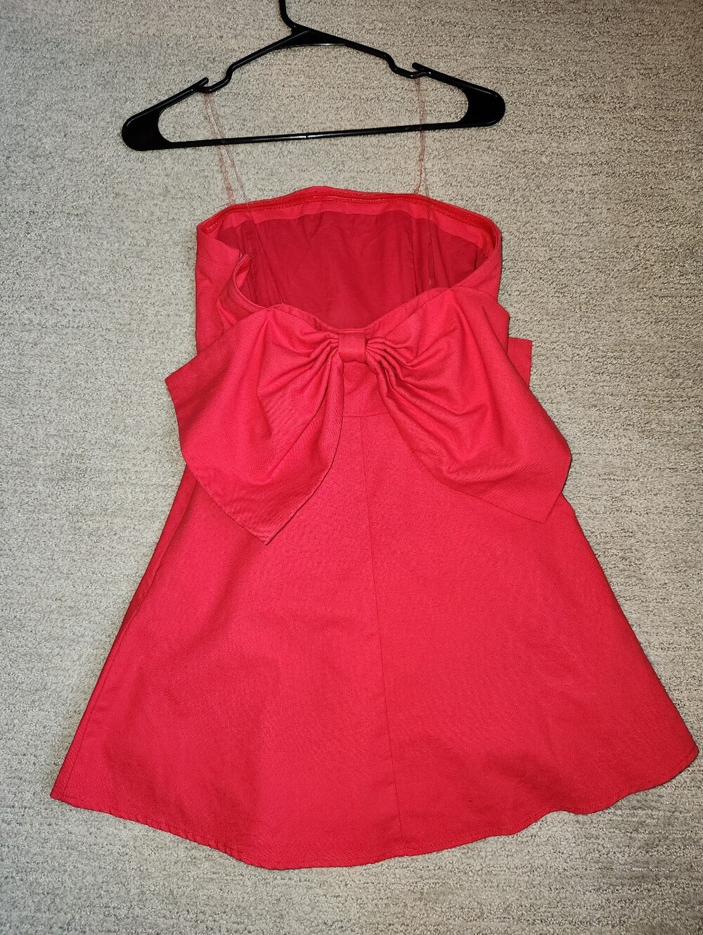 Altar'd State Red Strapless Dress - Picture 4 of 4